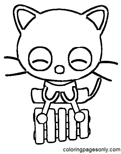 Desenhos de Chococat Para Colorir 41