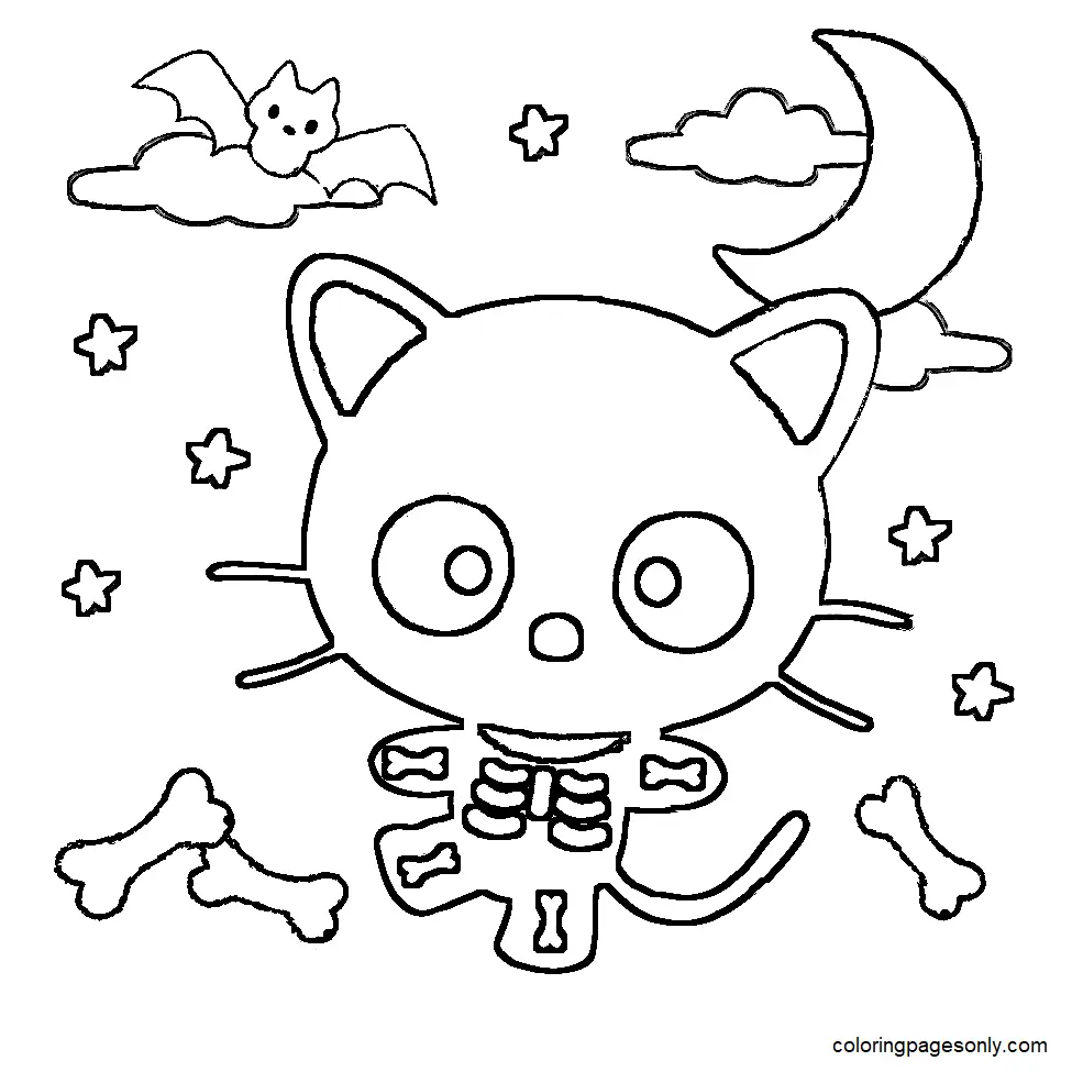 Desenhos de Chococat Para Colorir 5