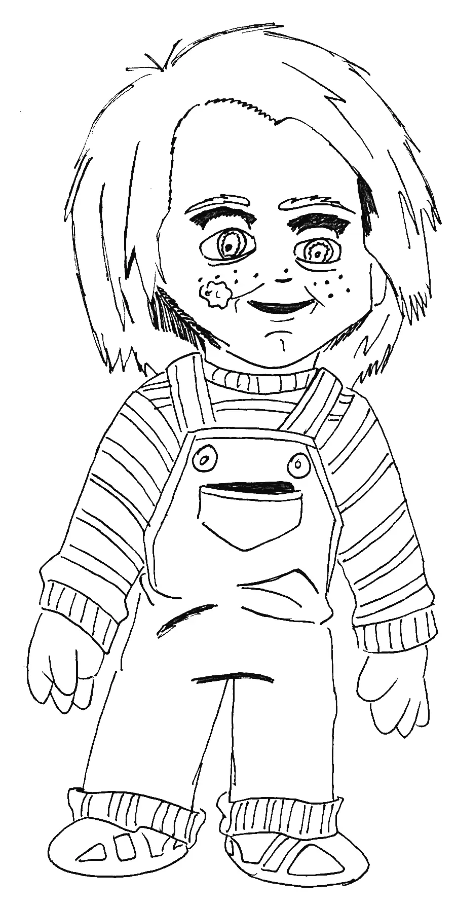 Desenhos de Chucky Para Colorir 11