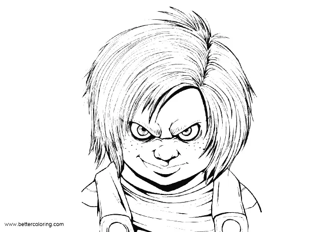 Desenhos de Chucky Para Colorir 30