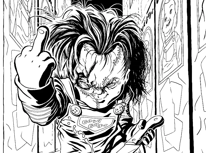 Desenhos de Chucky Para Colorir 5