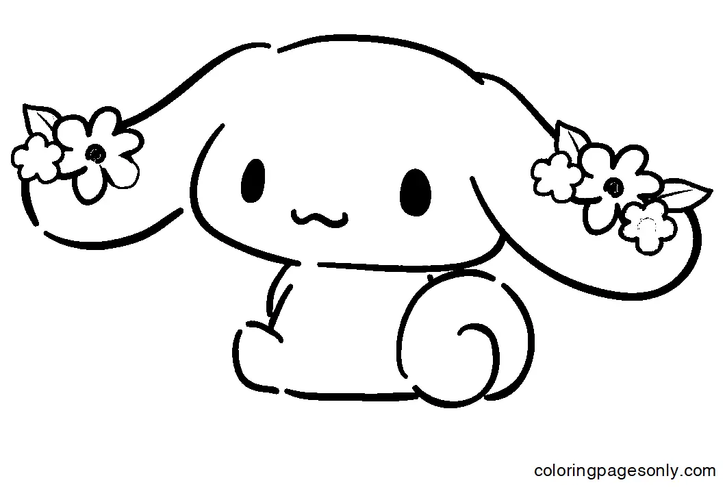 Desenhos de Cinnamoroll Para Colorir 2