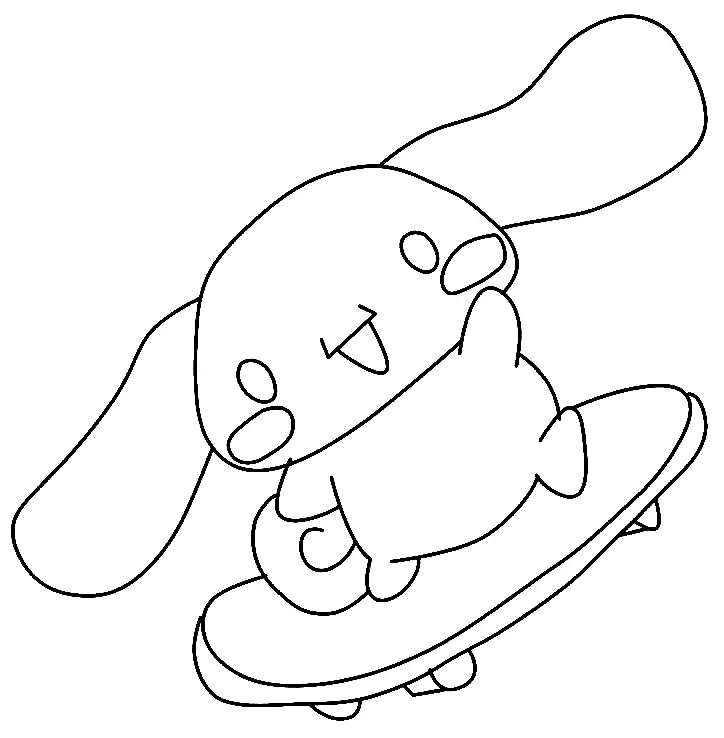 Desenhos de Cinnamoroll Para Colorir 21