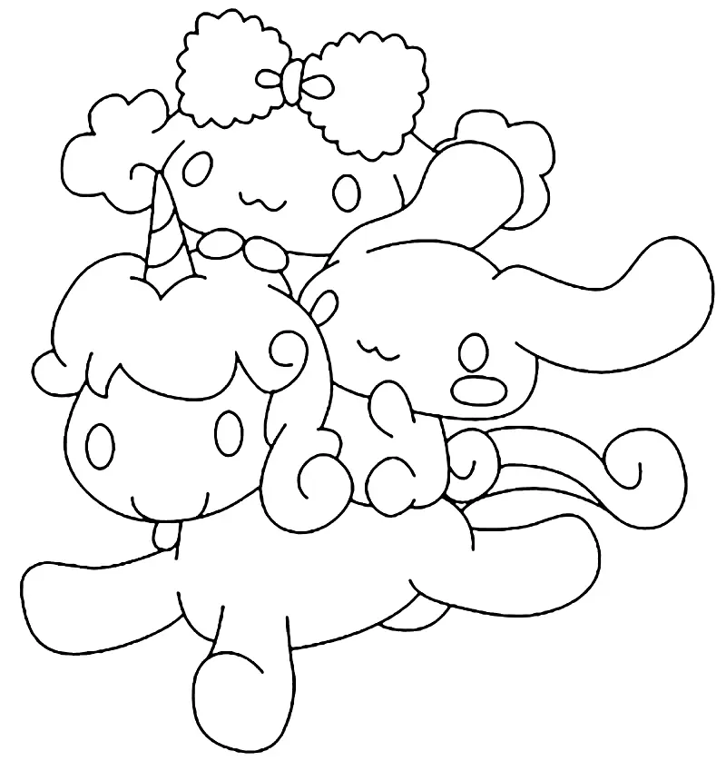 Desenhos de Cinnamoroll Para Colorir 30