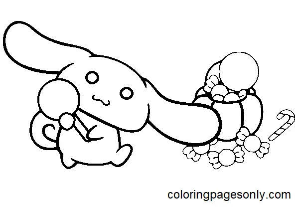 Desenhos de Cinnamoroll Para Colorir