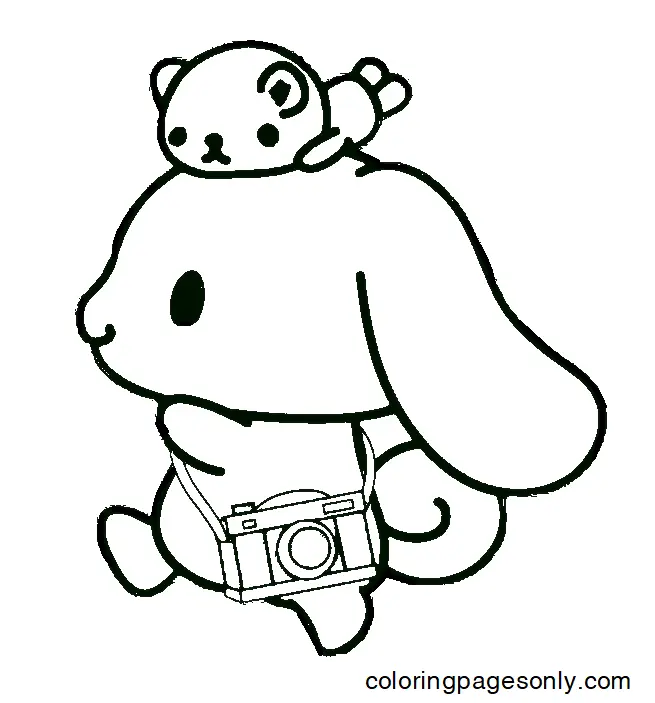 Desenhos de Cinnamoroll Para Colorir 8