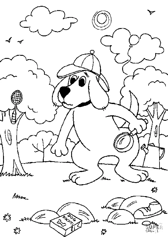 Desenhos de Clifford Para Colorir 18