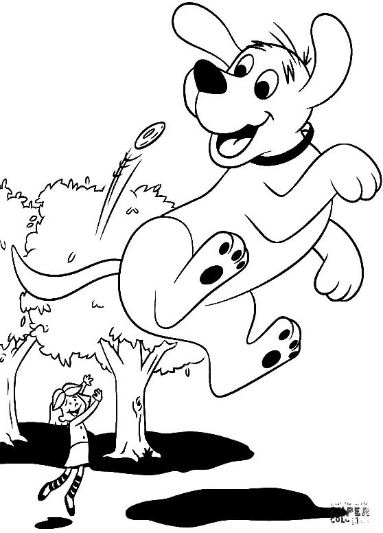 Desenhos de Clifford Para Colorir 23