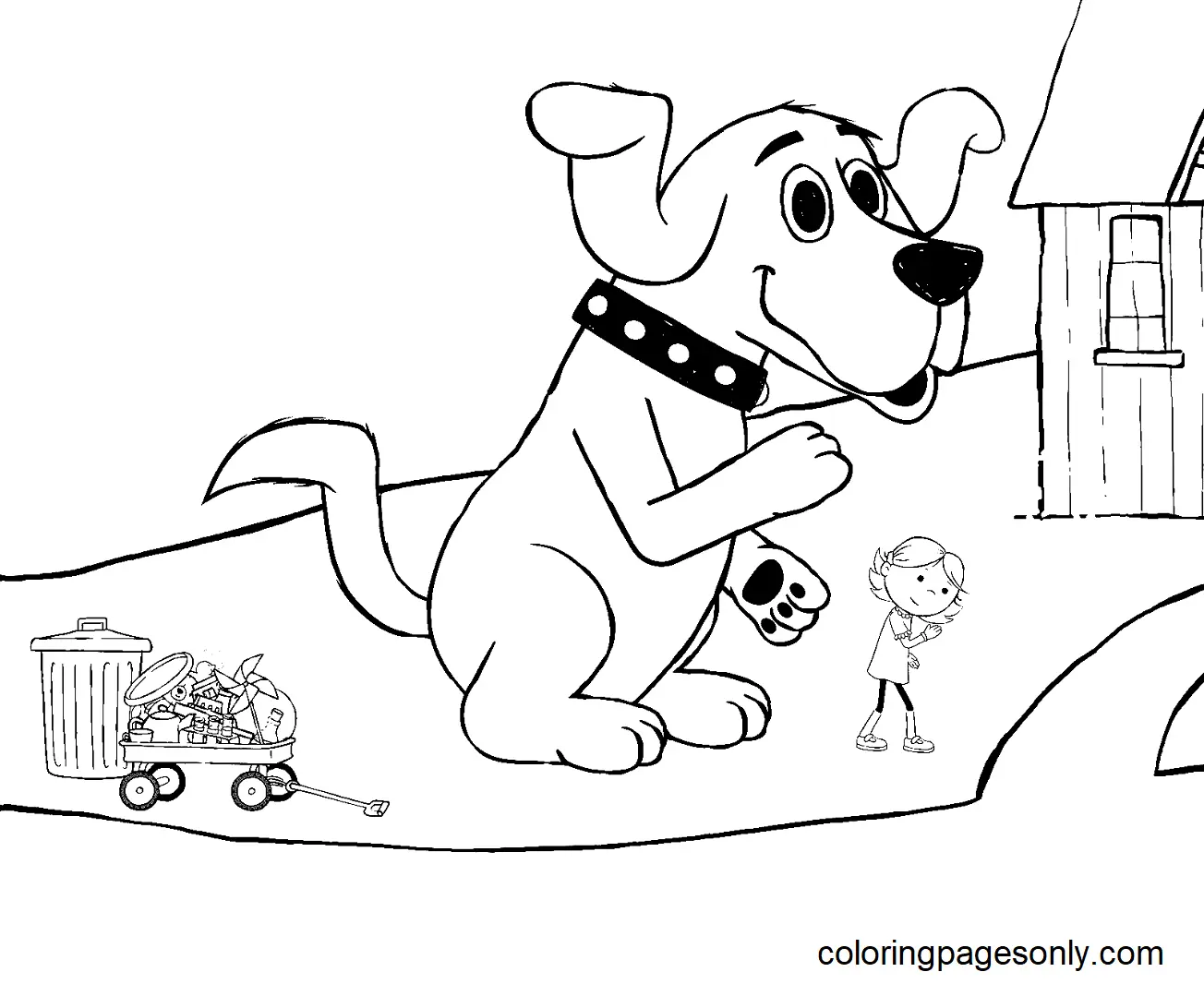 Desenhos de Clifford Para Colorir 30