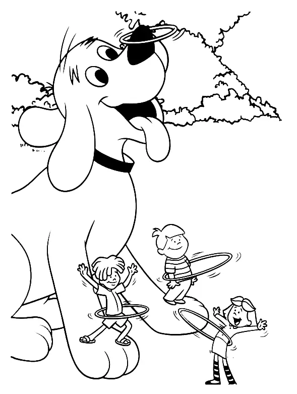 Desenhos de Clifford Para Colorir 31