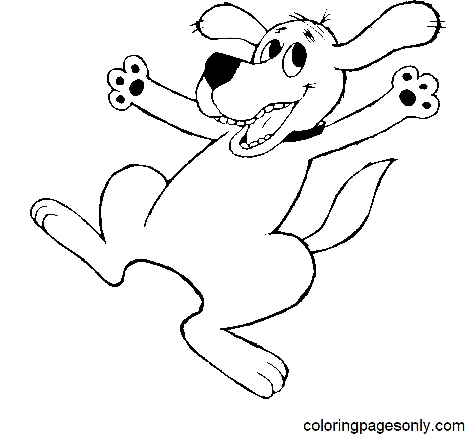 Desenhos de Clifford Para Colorir 34