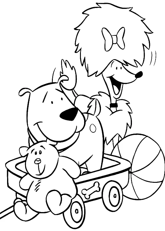 Desenhos de Clifford Para Colorir 38