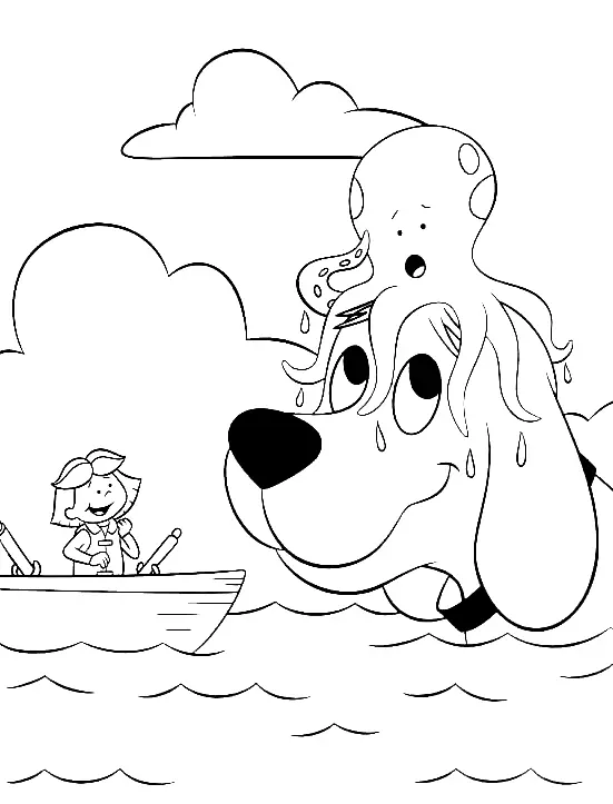 Desenhos de Clifford Para Colorir 40