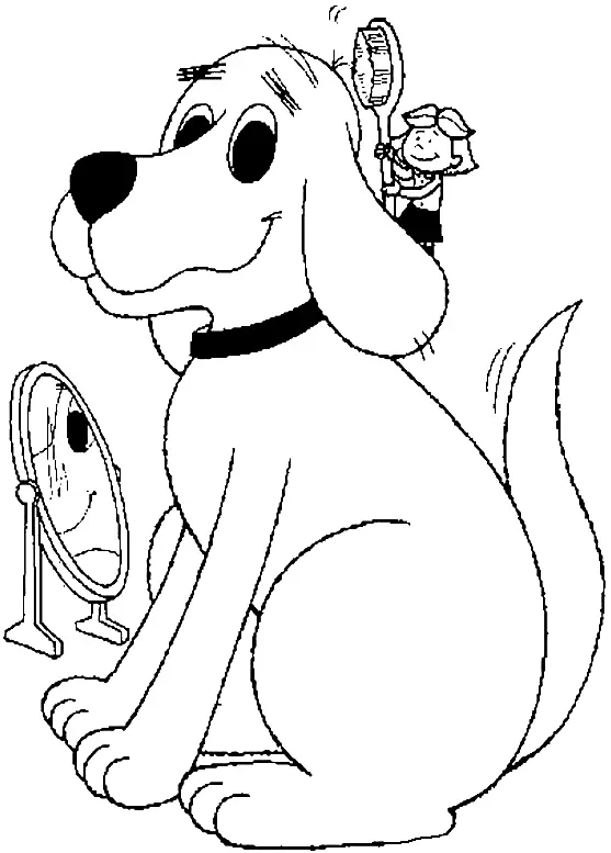 Desenhos de Clifford Para Colorir 44