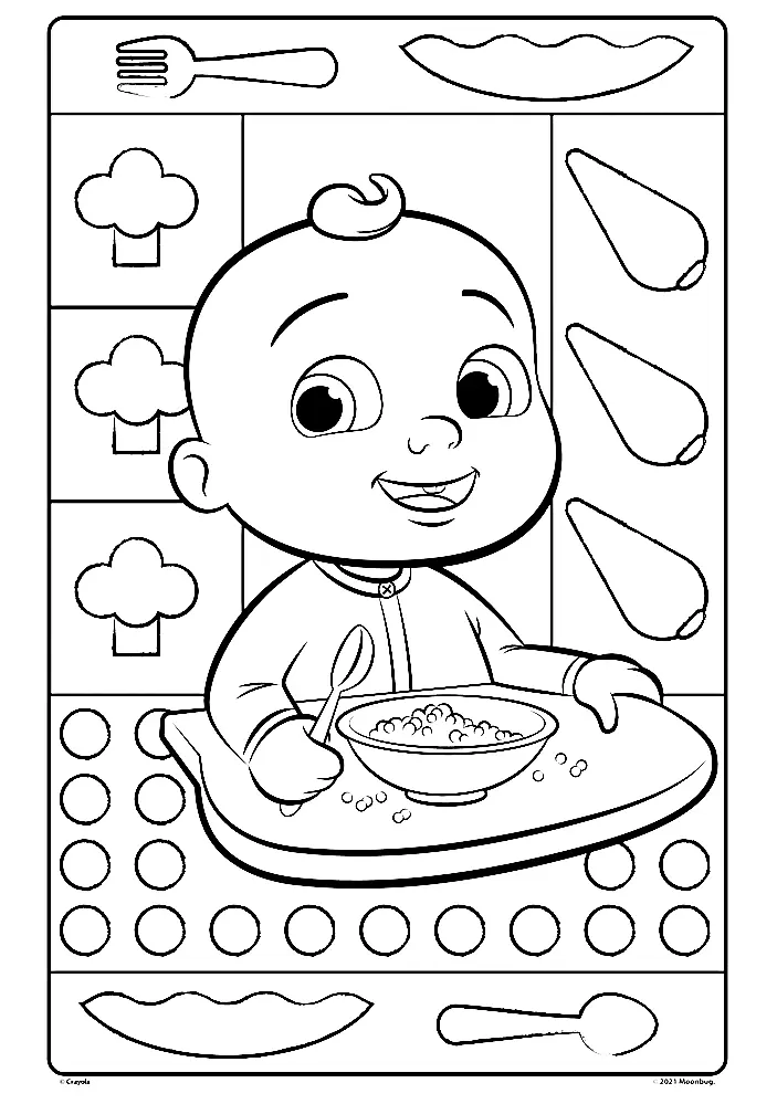 Desenhos de Cocomelon Para Colorir 14