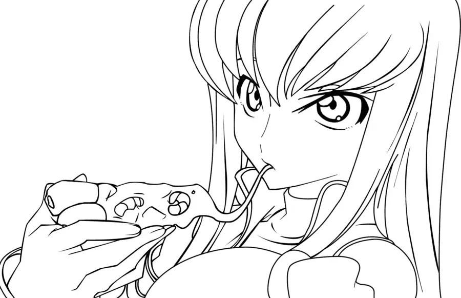 Desenhos de Code Geass Para Colorir 14