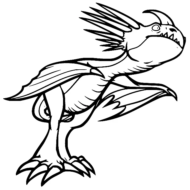 Desenhos de Como Treinar seu dragao Para Colorir 41