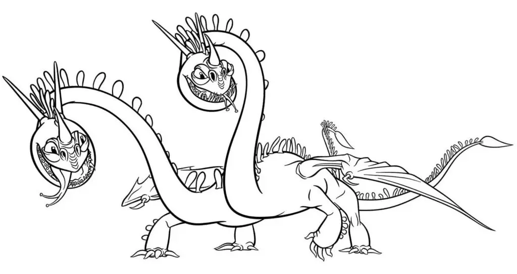 Desenhos de Como Treinar seu dragao Para Colorir 7