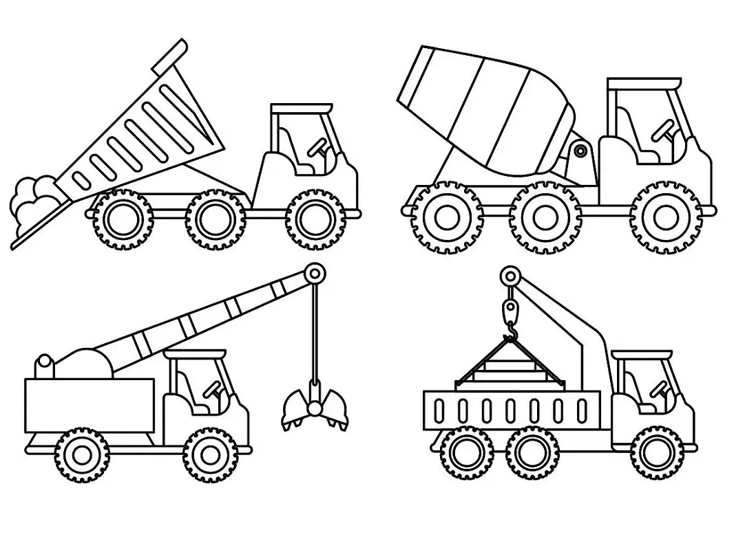 Desenhos de Construcao Para Colorir 1