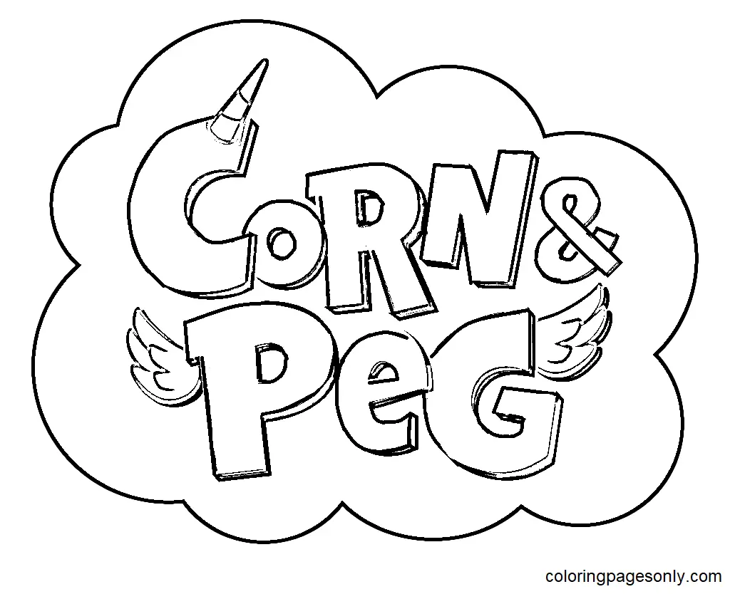 Desenhos de Corn E Peg Para Colorir 30