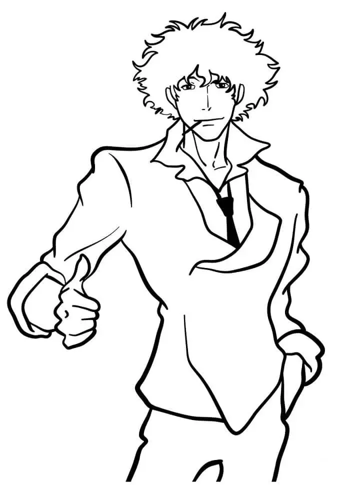 Desenhos de Cowboy Bebop Para Colorir 23