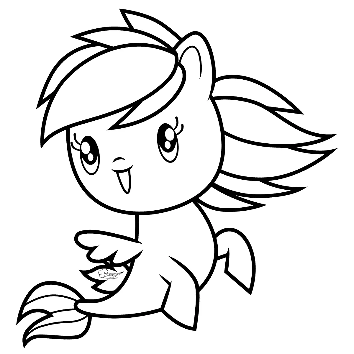 Desenhos de Cutie Mark Crew Para Colorir 10