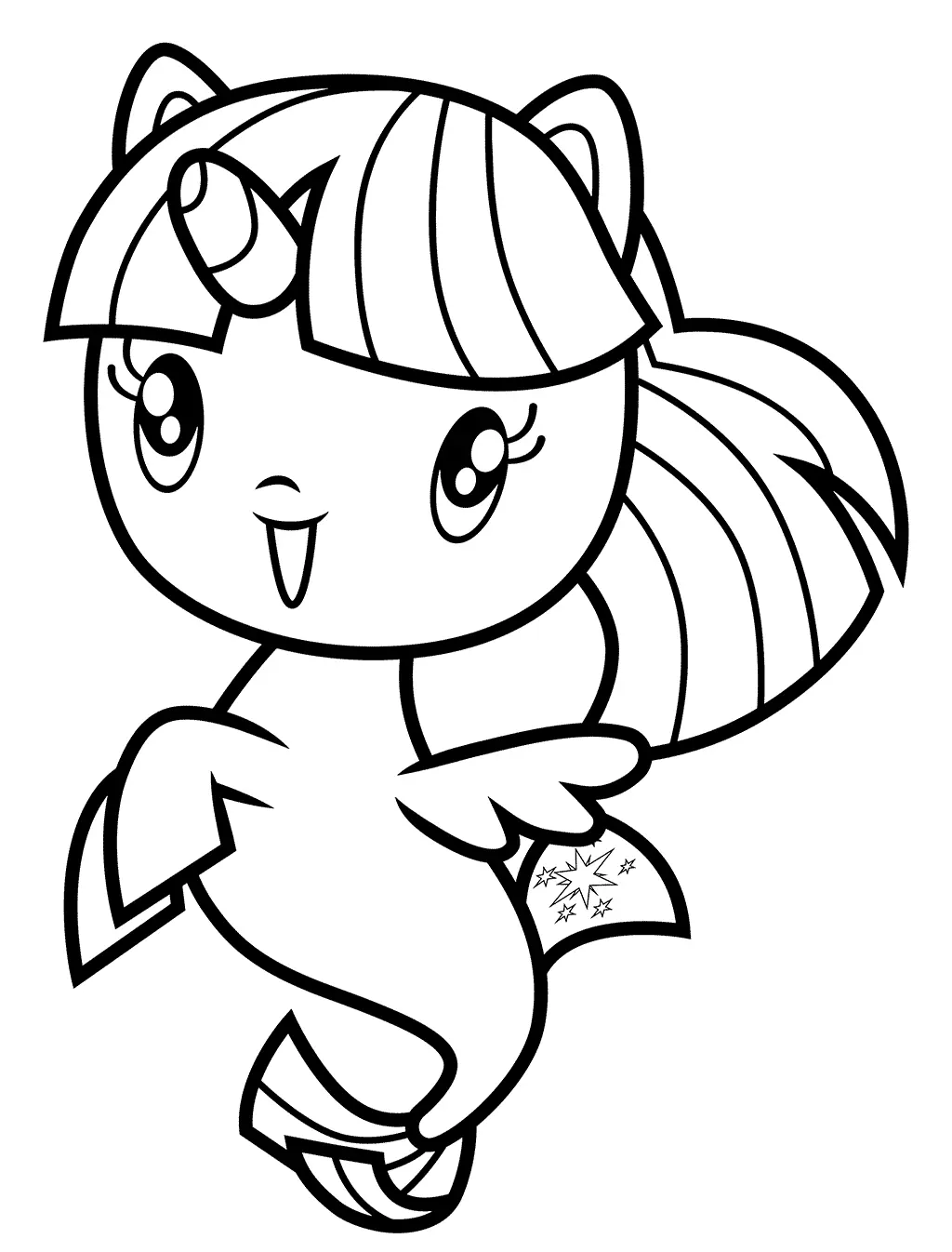 Desenhos de Cutie Mark Crew Para Colorir 7