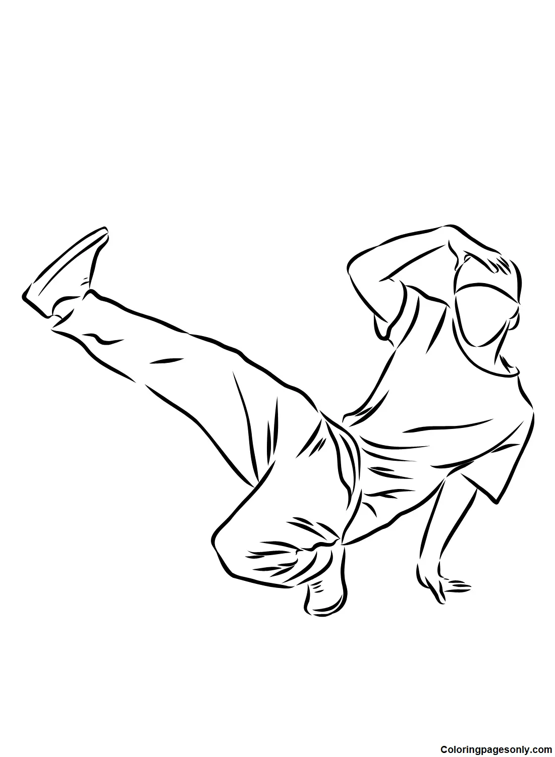 Desenhos de Danca Para Colorir 27