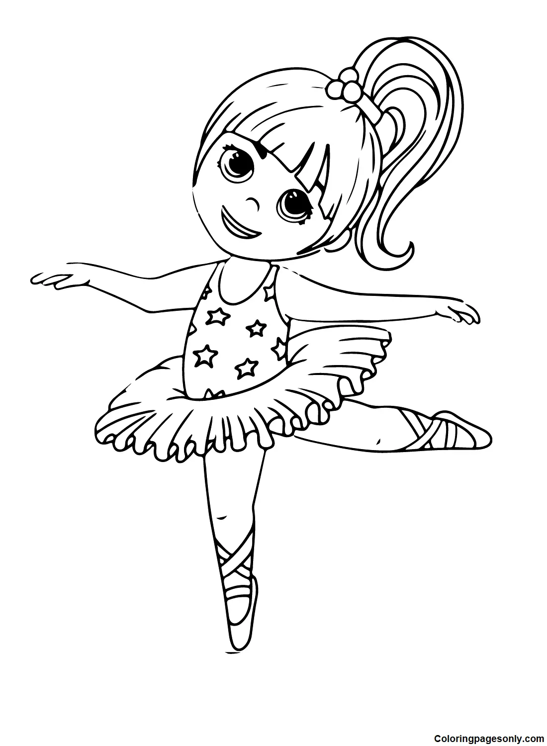 Desenhos de Danca Para Colorir