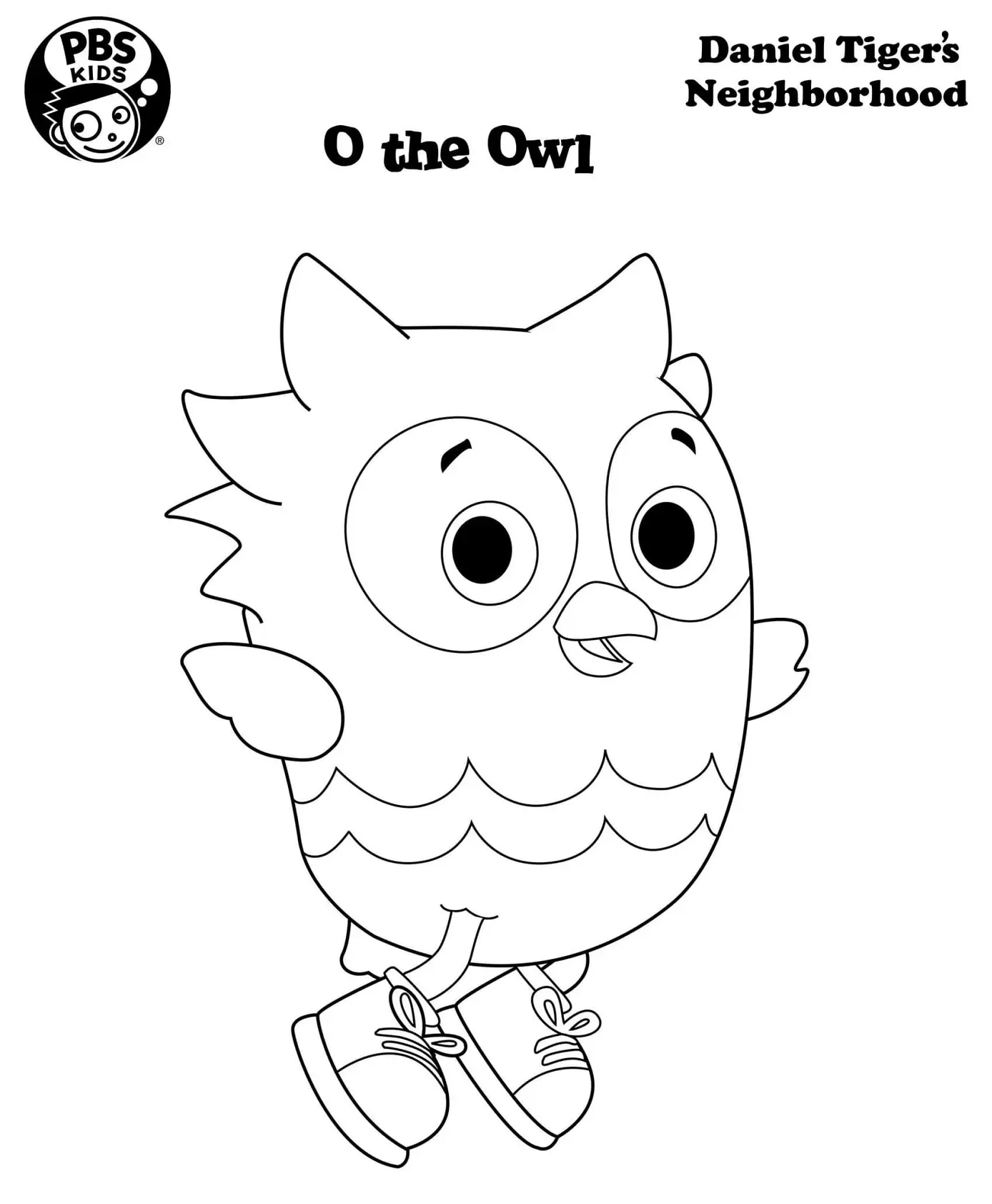 Desenhos de Daniel Tigre Para Colorir 26