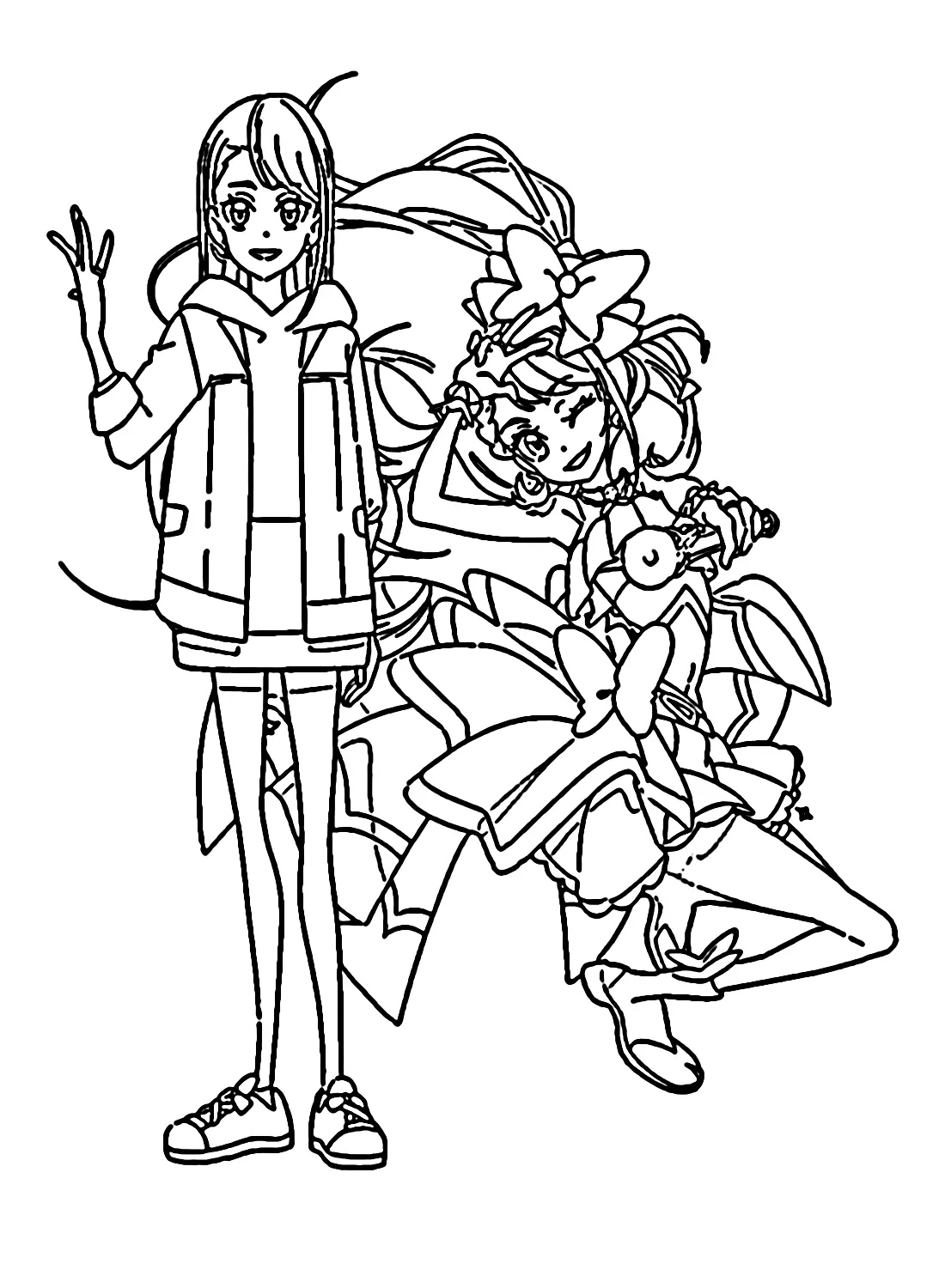 Desenhos de Delicious Party Pretty Cure Para Colorir 13