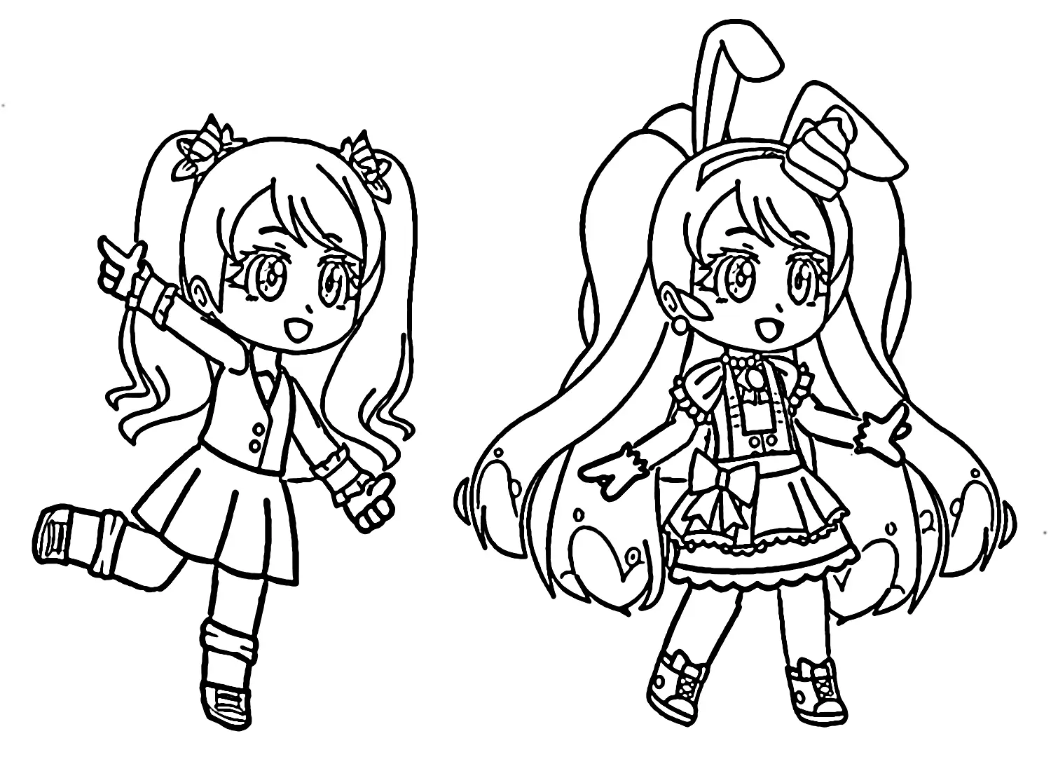 Desenhos de Delicious Party Pretty Cure Para Colorir 21