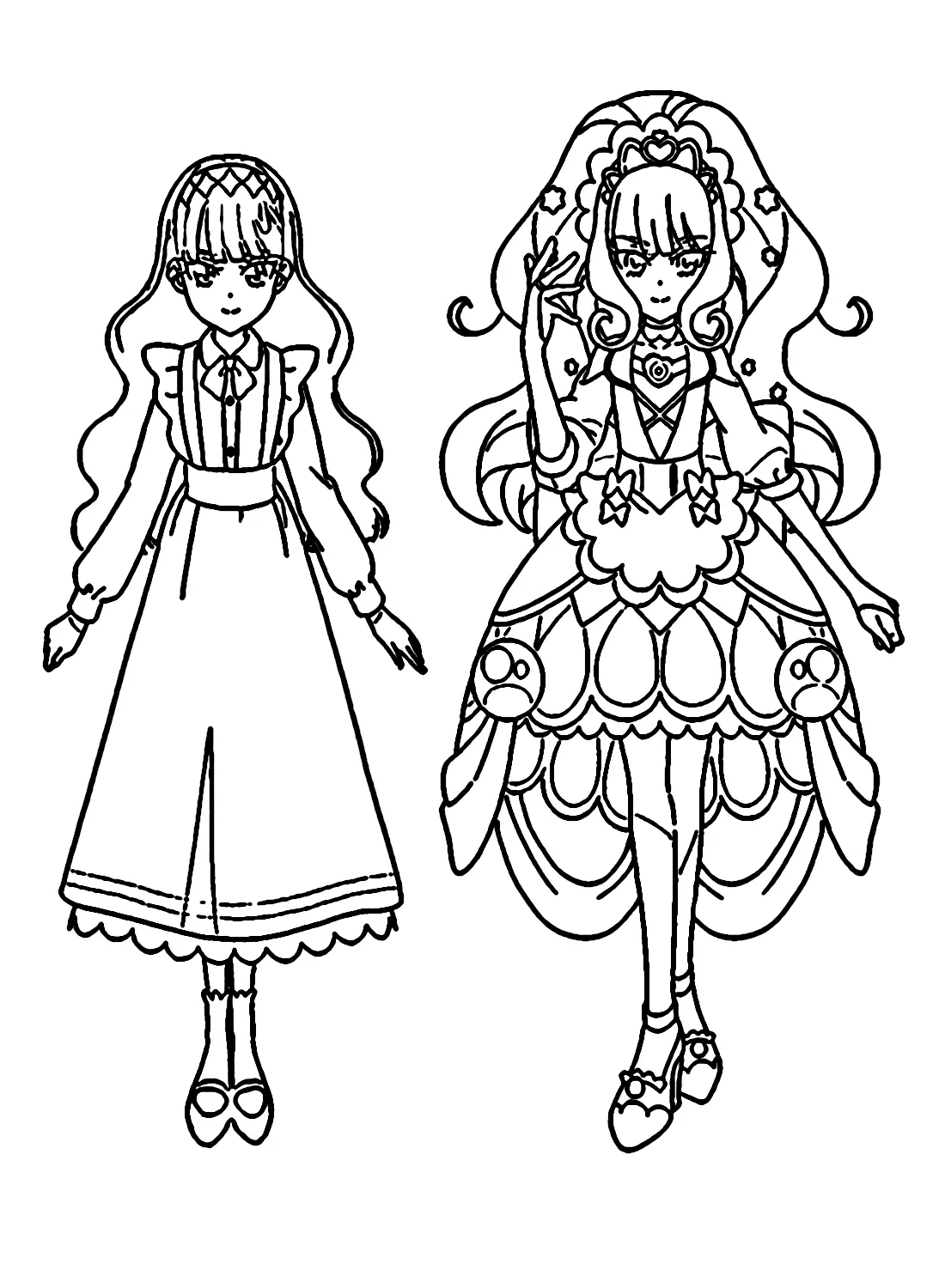 Desenhos de Delicious Party Pretty Cure Para Colorir 23