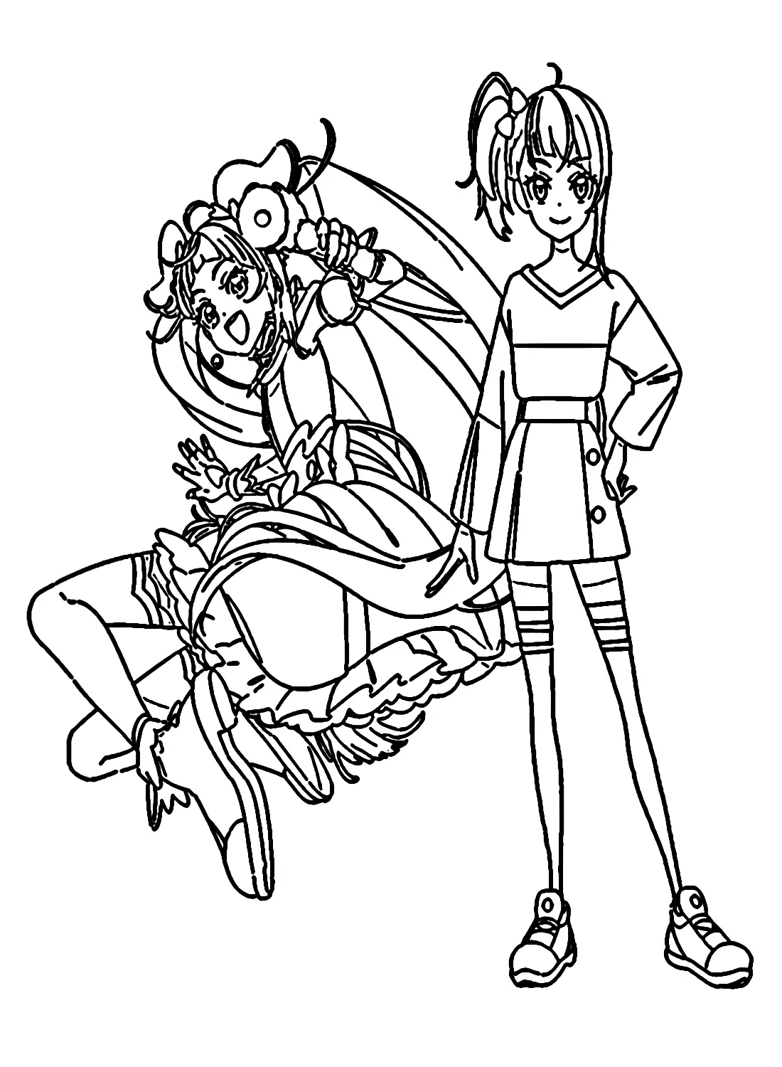 Desenhos de Delicious Party Pretty Cure Para Colorir 7