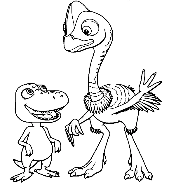 Desenhos de Dinosaur Train Para Colorir 11