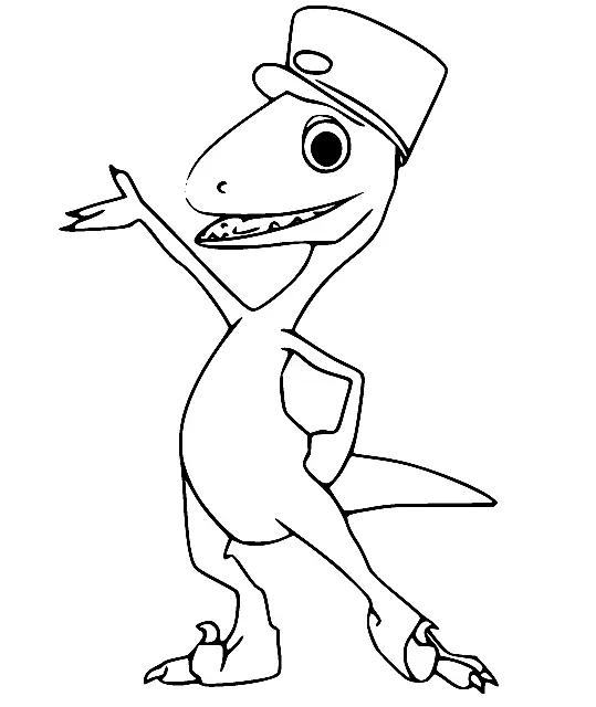 Desenhos de Dinosaur Train Para Colorir 13