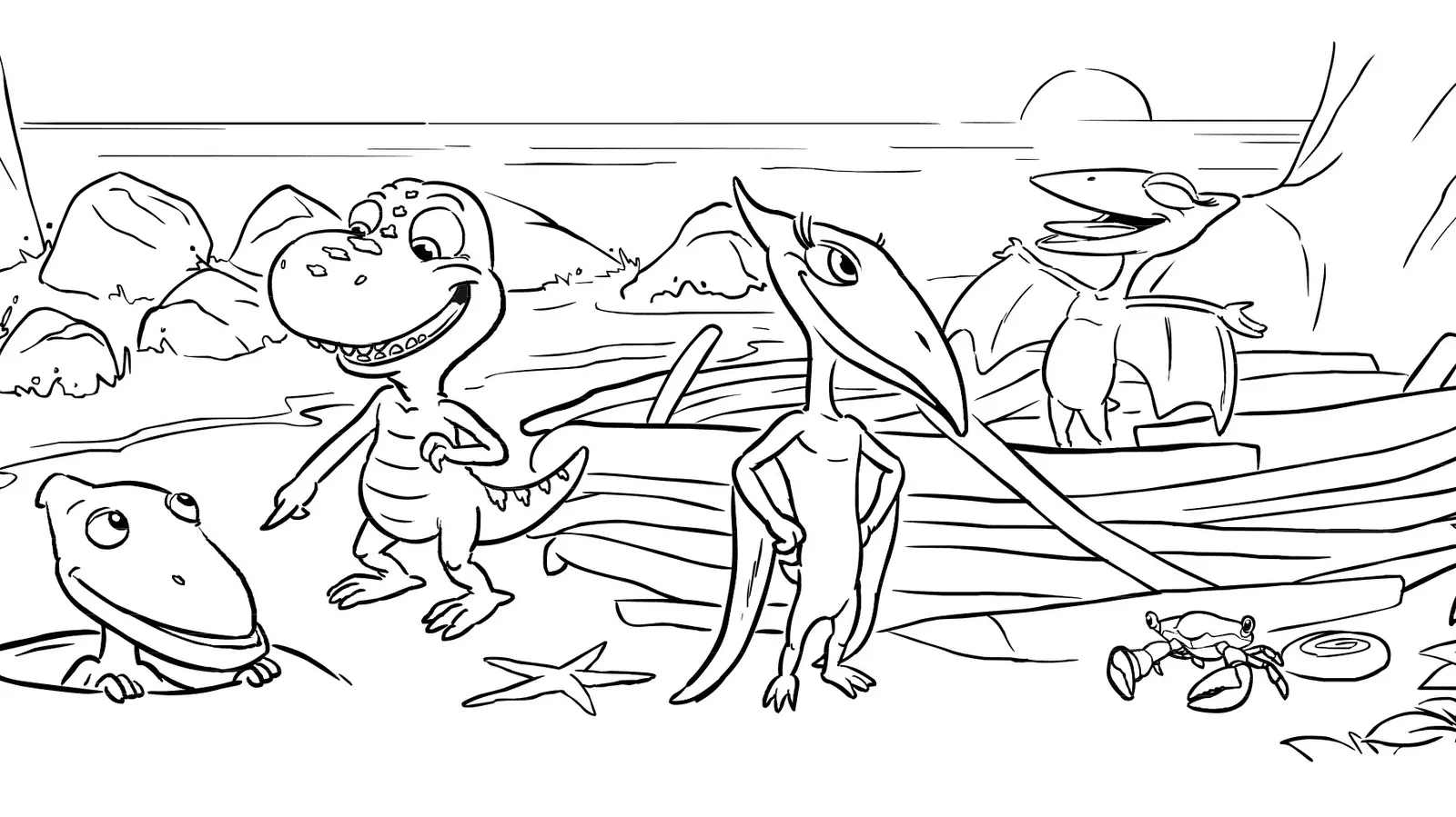 Desenhos de Dinosaur Train Para Colorir 15