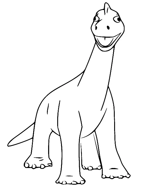 Desenhos de Dinosaur Train Para Colorir 20