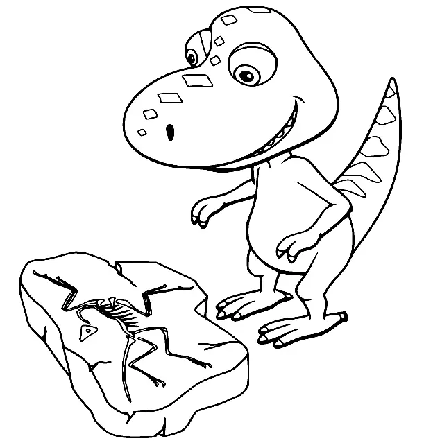 Desenhos de Dinosaur Train Para Colorir 34