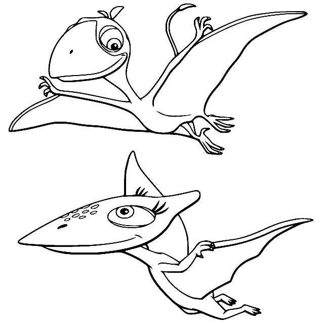 Desenhos de Dinosaur Train Para Colorir 38