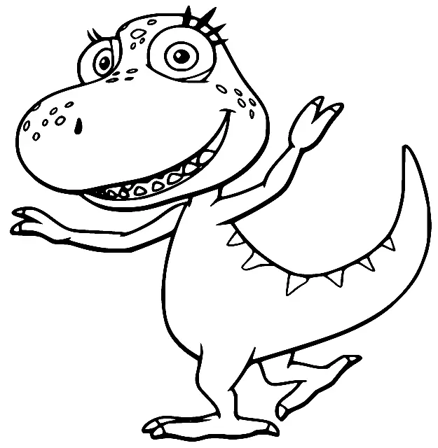 Desenhos de Dinosaur Train Para Colorir 4