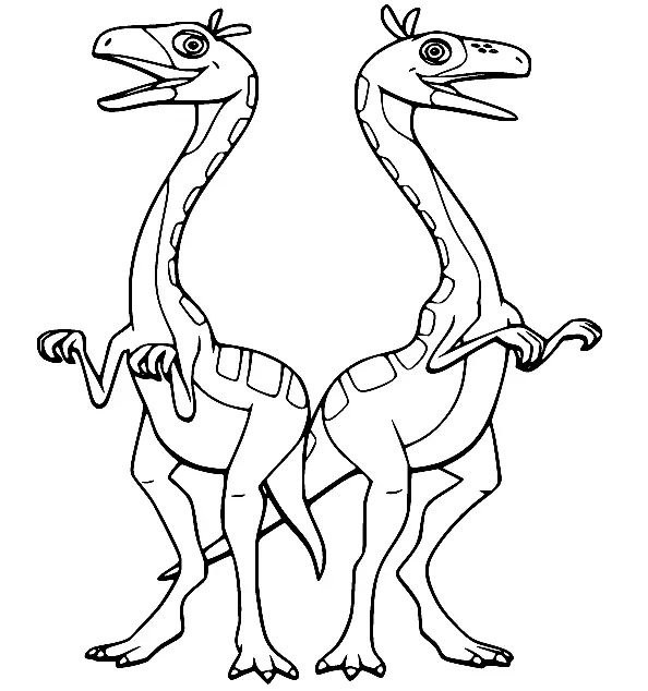 Desenhos de Dinosaur Train Para Colorir 40