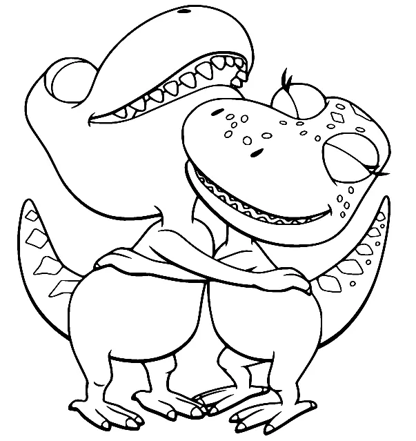 Desenhos de Dinosaur Train Para Colorir 42