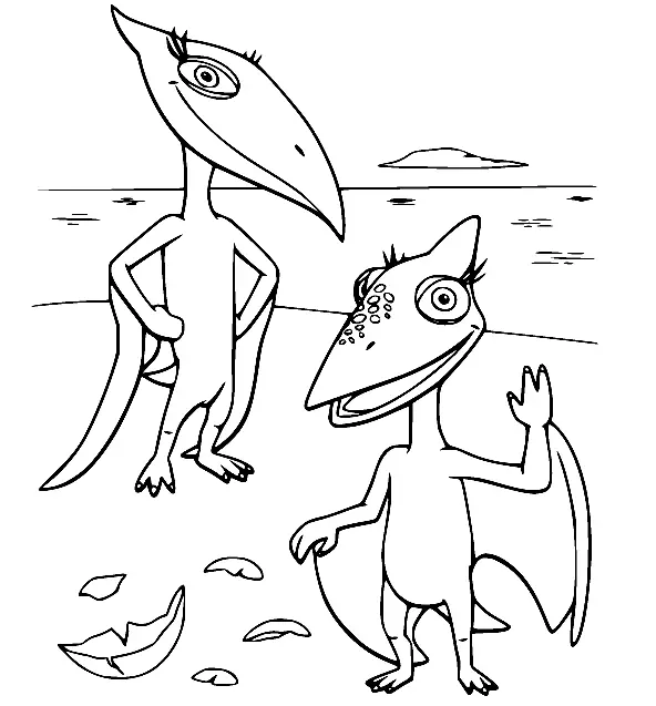 Desenhos de Dinosaur Train Para Colorir 43