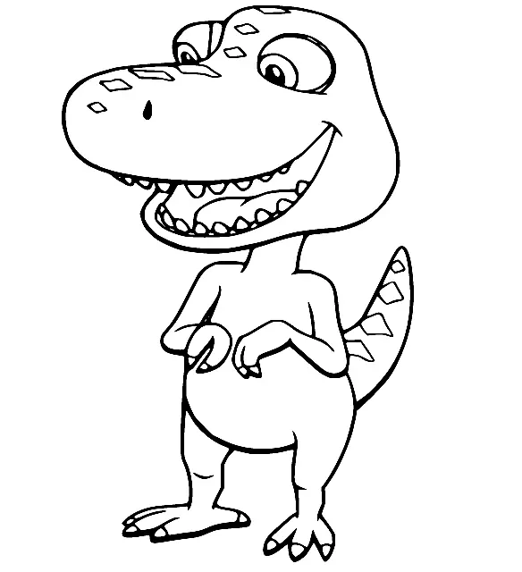 Desenhos de Dinosaur Train Para Colorir 47