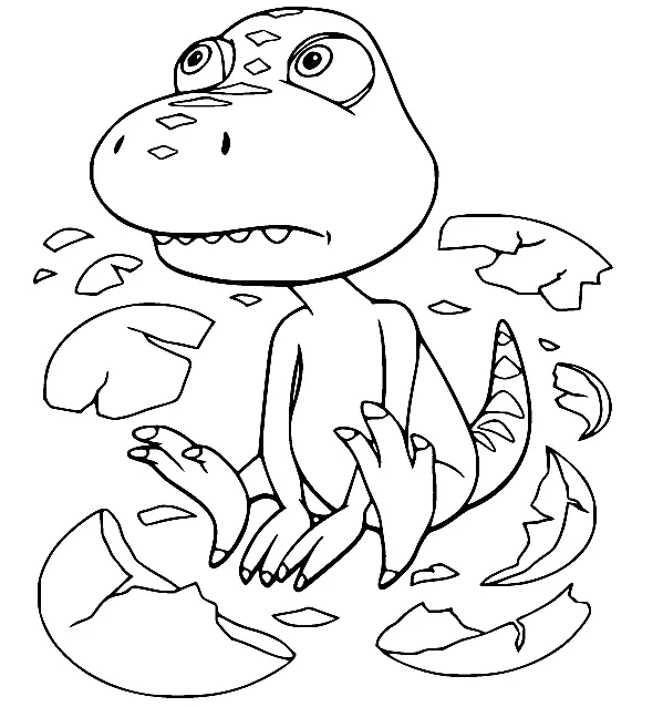 Desenhos de Dinosaur Train Para Colorir