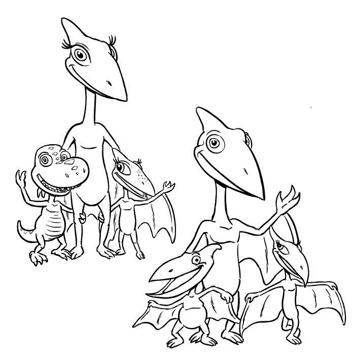 Desenhos de Dinosaur Train Para Colorir 9