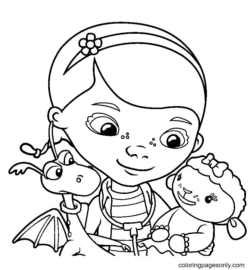 Desenhos de Doc McStuffins Para Colorir 14