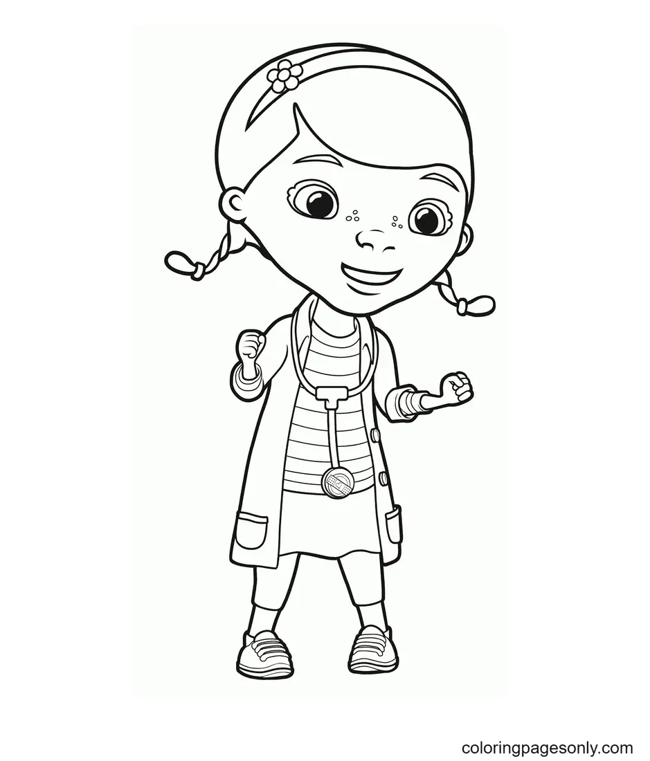 Desenhos de Doc McStuffins Para Colorir 21