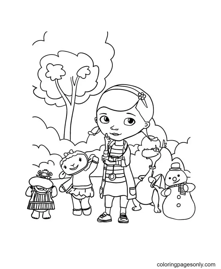 Desenhos de Doc McStuffins Para Colorir 25